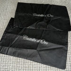 Castello d’Oro black dust bag set